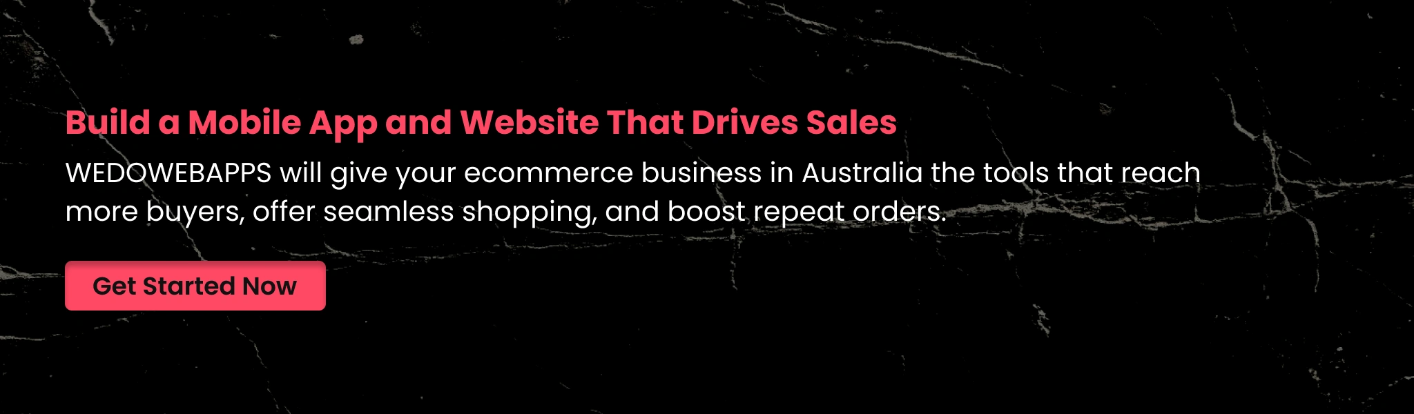 Build a sales driven mobile app and website